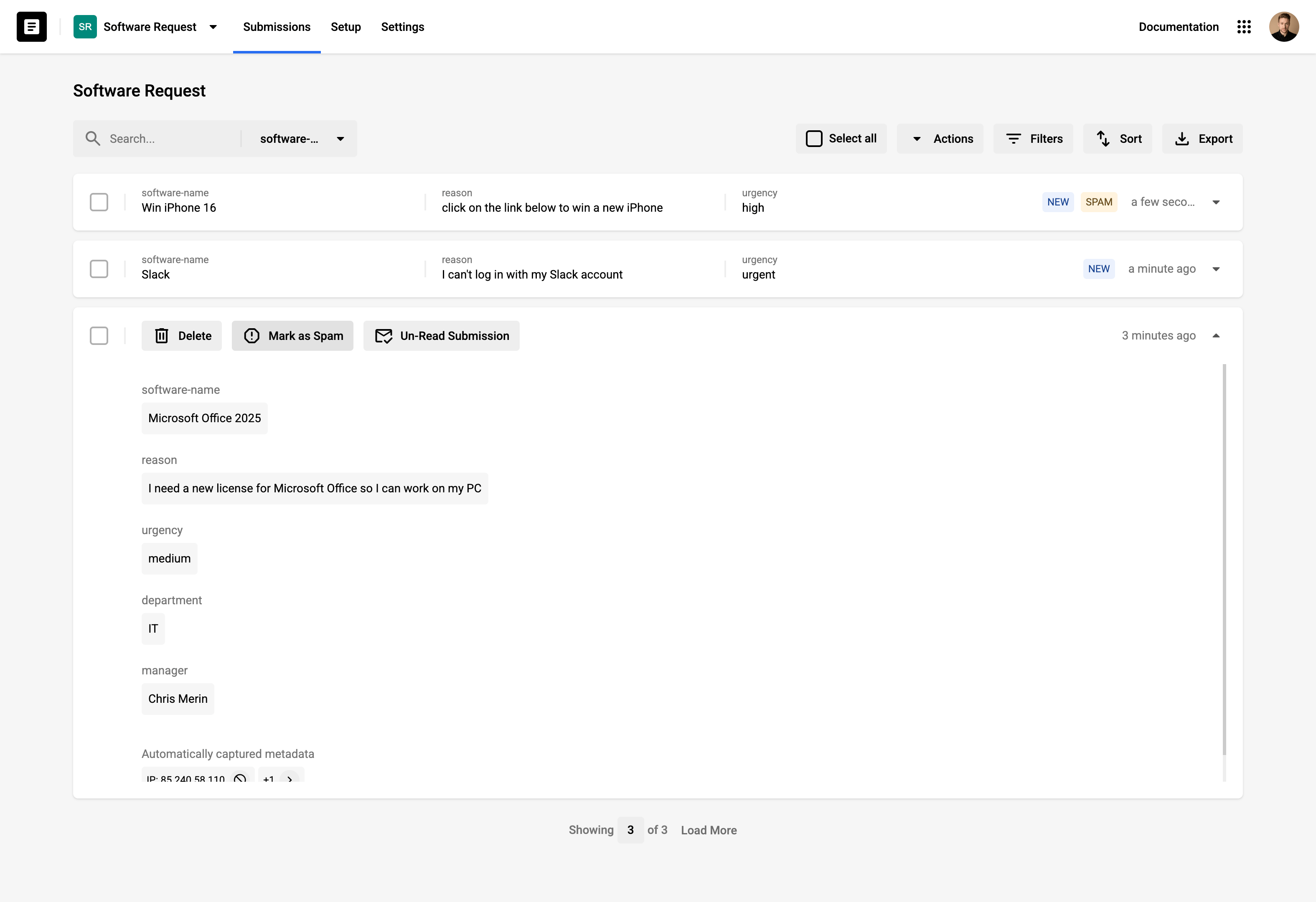 product demo
